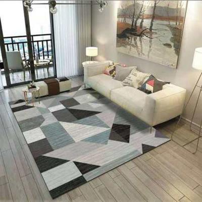 China Customized Washable Luxury For Home Fashion 100% Polyester Bedroom Anti Dust Square Blanket Washable Carpet for sale