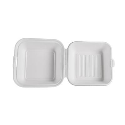 China Biodegradable Biodegradable Sugarcane Food Container Sugar Cane Bagasse Pulp Bowl with Lid for sale