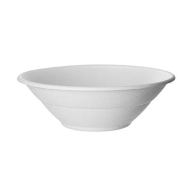 China Minimalist Recycled Eco-Friendly Disposable Compostable Sugar Cane 24oz Bagasse Deep Bowl With Pet Lid For Salad for sale