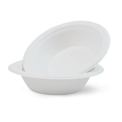 China Simple Modern Biodegradable Disposable Sugarcane Paper Bagasse Pulp Soup Salad Bowl With Lid Sugarcane Bagasse Bowl for sale