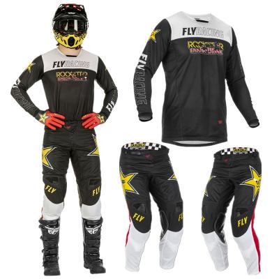 China Rock Star Motorcycle Quick Dry Men's Dirt Bike Tank Top Sets Off Road MX Kits Men's Motocross Tank Top Set for sale