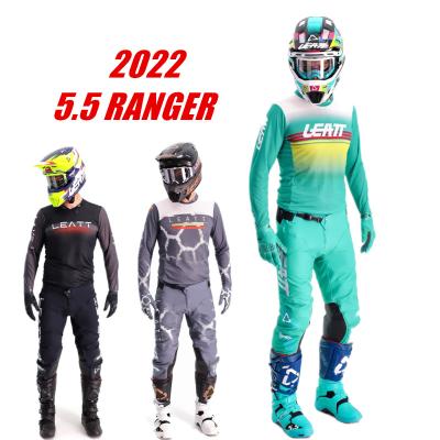 China 2022 New Breathable Leatt Motocross Gear Set Off Road Dirt Bike Tank Top 5.5 Set Breathable Motorcycle Moto Suit for sale