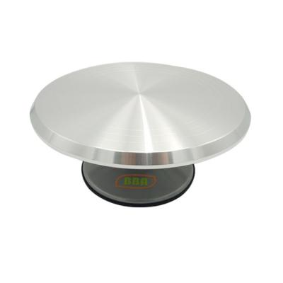 China Logo Aluminum Alloy Cake Turntable customizable viable 12 inch cake turntable for sale