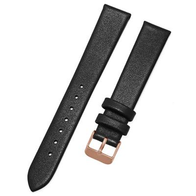 China Stainless Steel Women Watch Genuine Leather 14mm, 16mm, 18mm Replace Watch Strap for sale