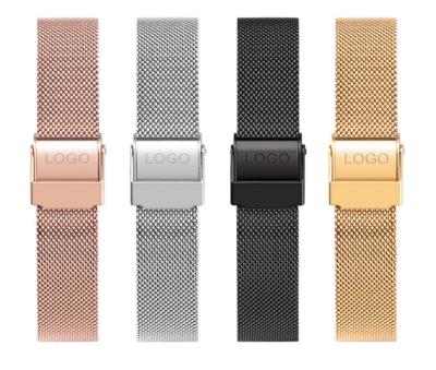 China Milanese Stainless Steel Quick Release Leather Mesh Watch Strap DW 20mm 22mm for sale