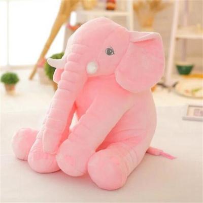 China Kids Gift Hot Selling Soft Baby Kids Elephant Pillow Toys Plush Lumbar Support Cushion for sale