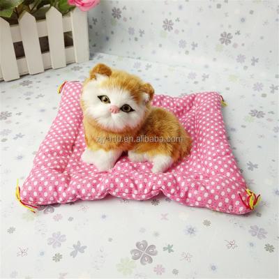 China Hot Selling Kids Gift Sleeping Cat Toys And Gifts Supply Items Plush Lucky Toy For Children for sale