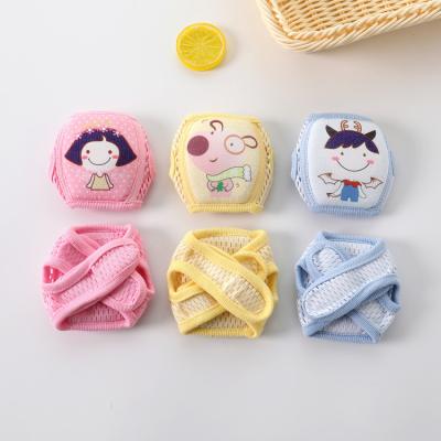 China Crawling Mesh Kids Children Large Sponge Knee Pads Cartoon Adjustable Baby Battling Kneepad Baby Products for sale