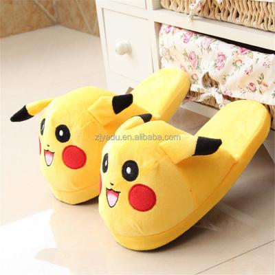 China Fashion Winter Pokemon Adult Slipper\Comfortable Christmas\Durable,Pikachu Slipper Indoor Shoes,Soft Plush Slipper for sale