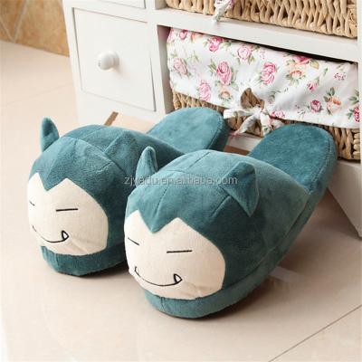 China Fashion\lovely plush pikachu fashion winter pokemon slippers wholesale comfortable\durable indoor slipper for sale