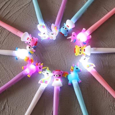 China Gel pen cartoon unicorn signature pen cute personality student normal creative lit small prices to send stationery for sale