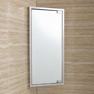 China SS Modern Modern Bathroom Cabinet Lavatory Corner Mirror Hanging Cabinet for sale