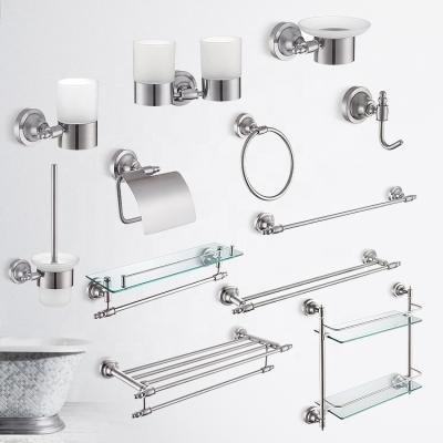 China China Supplier Sustainable Cabinet Bathroom Accessory 304 Stainless Steel Bathroom Set for sale