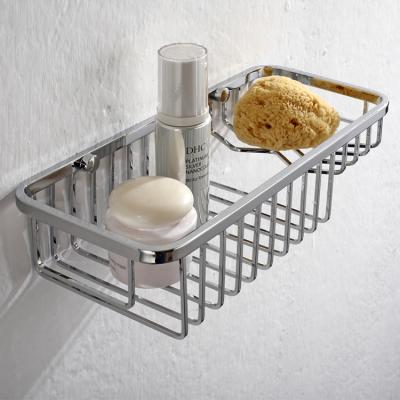 China Eco-friendly Bath Shelf Corner Bathroom Shower Caddy Mounted Wire Basket Adjustable Shelf for sale