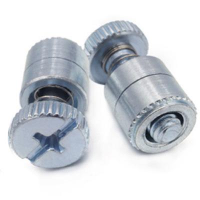 China PFC2P Pan Press Riveting Cross Screw Panel Spring Screw Carbon Steel Galvanized M3 Hand Tight Screw for sale