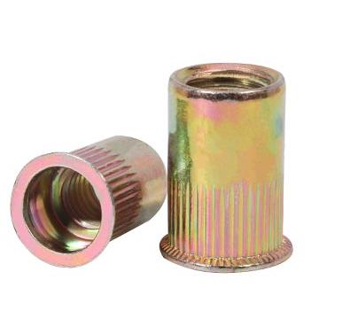 China Heavy Industry Carbon Steel Cylindrical Rivet Nuts With Large Countersunk Head for sale