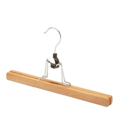 China Minimalist Wall Mounted Type Vintage Wooden Log Wooden Hanger Pants Hangers For Clothes for sale