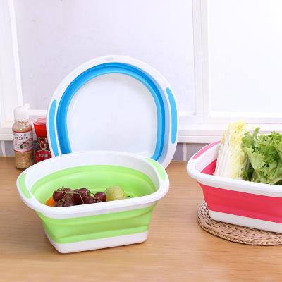 China Eisho Basket Sustainable Foldable Universal Storage Basket Plastic Kitchen Vegetable Storage Baskets for sale