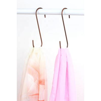 China Viable Non-slip Hook Rack Multi-Layer Tie Rack Scarf Storage Rack S Hang Cloth Head Hooks for sale