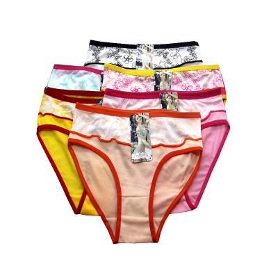 China Ms. Sexy Anti-static Wholesale Hot New Printing Underwear Briefs Cute Young Girl for sale