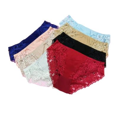 China New Antibacterial Cotton Sexy Women's Underwear Sexy Women's Underwear Girl's Comfortable Lace Briefs for sale