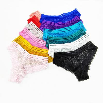 China Anti-Static New Products Sell Women Plus Size Women's Sexy Underwear Women's Lace Briefs for sale