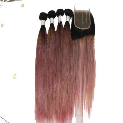 China Silky Straight Unprocessed Brazilian Wave 9a Virgin Hair Bundles With Frontal Ear To Ear Lace Frontal Closure for sale