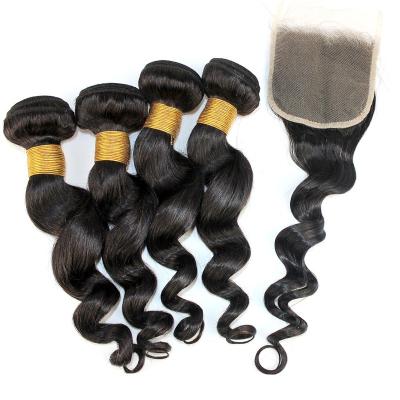 China Silky Straight Wave Brazilian Body Wave 3 Bundles Unprocessed Virgin Hair Weave Bundles Hair Extension for sale