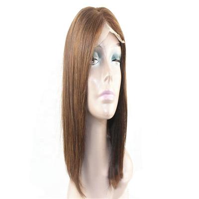 China Wholesale Double Body Wave Bob Straight Lace Frontal Wigs 100% Virgin Human Hair Brazilian Hair for sale