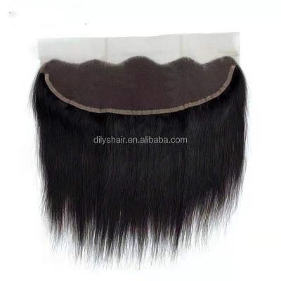 China Silky Straight Human Hair 13x4 Top Straight Lace Frontal Base Wave Closure for sale