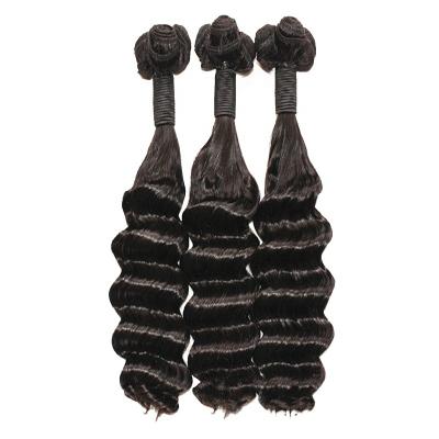 China Body Wave Indian Virgin Hair Cuticle Aligned Hair 10a Grade Natural Color Deep Wave Hair Bundles for sale