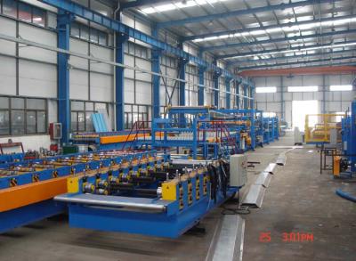 China Chrome Coating House Wall 0.3mm EPS Sandwich Panel Machine for sale