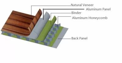 China ALMg3 20mm Aluminum Honeycomb Sandwich Panel for sale