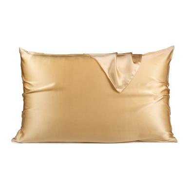 China Free Shipping Oeko Folded Custom Hidden Slip Zipper Silk Pillowcase for sale