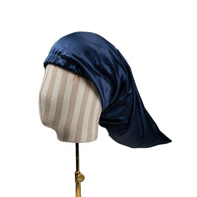 China Factory Wholesale Soft Smooth Feeling 100% Silk Mulberry Silk Turban Hoods For Sleeping Hats for sale