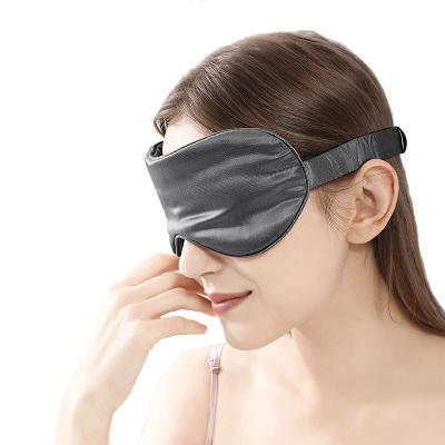 China Factory Wholesale Mulberry Silk Eye Mask Blackout Eye Mask Travel 100% Silk Eye Mask Anti-wrinkle for sale