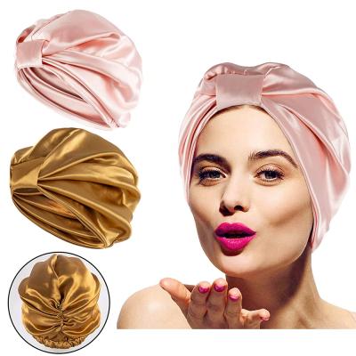 China High Quality Solid Color Hood and Wholesale High Quality Pure Natural Non-Toxic 6A-Grade 19Momme Silk Wrap Private Label for sale