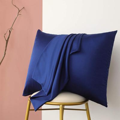 China 19 Momme Anti-Static Silk Cases Pillow Double Side Custom Embroidered Solid Color Luxury High Quality Silk Pillow Covers Wholesale for sale