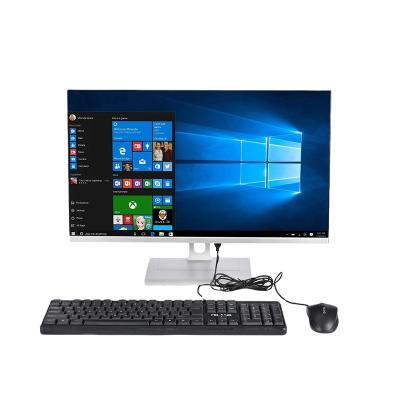 China Selling USB Port Like Hot Cakes System Window 9/10 Super Slim Core I3 I5 I7 24inch All In One Computer For Business White LCD Windows 10 SSD for sale