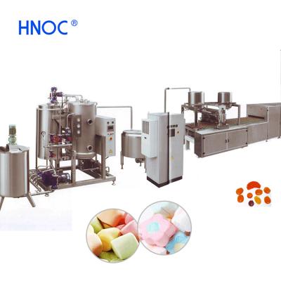 China Factory automatic marshmallow candy making machine/cotton candy production line/soft candy machine in China for sale