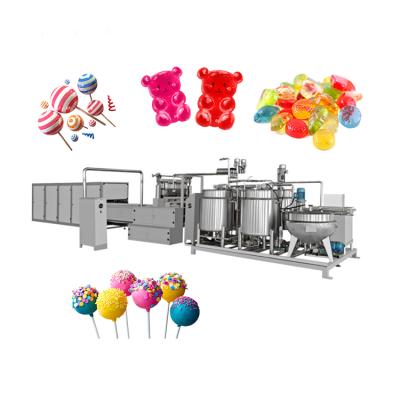 China Full Automatic High Efficiency Easy Operation Hard Candy Production Line Mint Candy Making Machine for sale