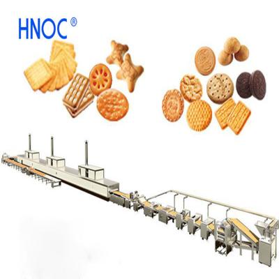 China Factory processing line biscuit production line price of soft and hard snack HNOC biscuit for sale