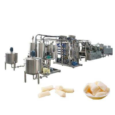 China Factory Fully Automatic Cotton Candy Production Line Milk Candy Making Machine for sale