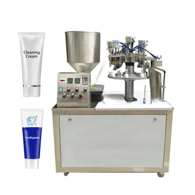 China High efficiency chemical automatic thick paste flexible lotion cream tube filling machine for sale