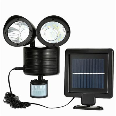 China Solar Head Garden Light 22leds 2 PIR Motion Sensor Garden Security for sale