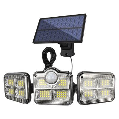 China New Wide Angle Garden Light Adjustable Heads Solar Led Waterproof Motion Sensor For Outdoor Garage Garden for sale