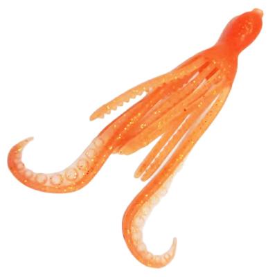 China TPR Octopus 3.5g Squid 10cm Prime TPR Material Octopus UV Lure for sale