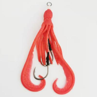 China 3.5g Plastics Octopus Squid Baits PESCA TPR Material Soft Lure Fishing Tackle Float Hook for sale