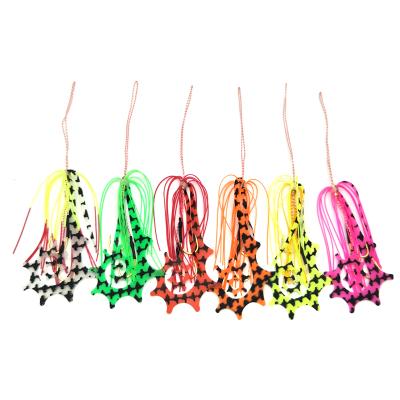 China Silicone Rubber Curly Lure Skirt Saltwater Sea Fishing Factory OEM Jigs Hook Other Fishing Product Hooks for sale