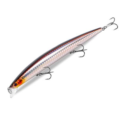 China ABS EIGHT CLAW Saltwater Distant Possibility Plastic Minnow Lure 160mm 23g Floating Jerkbait Wobbler Minnow Fishing Lure for sale